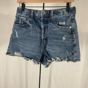 Wild Fable Denim High Waisted Shorts 4